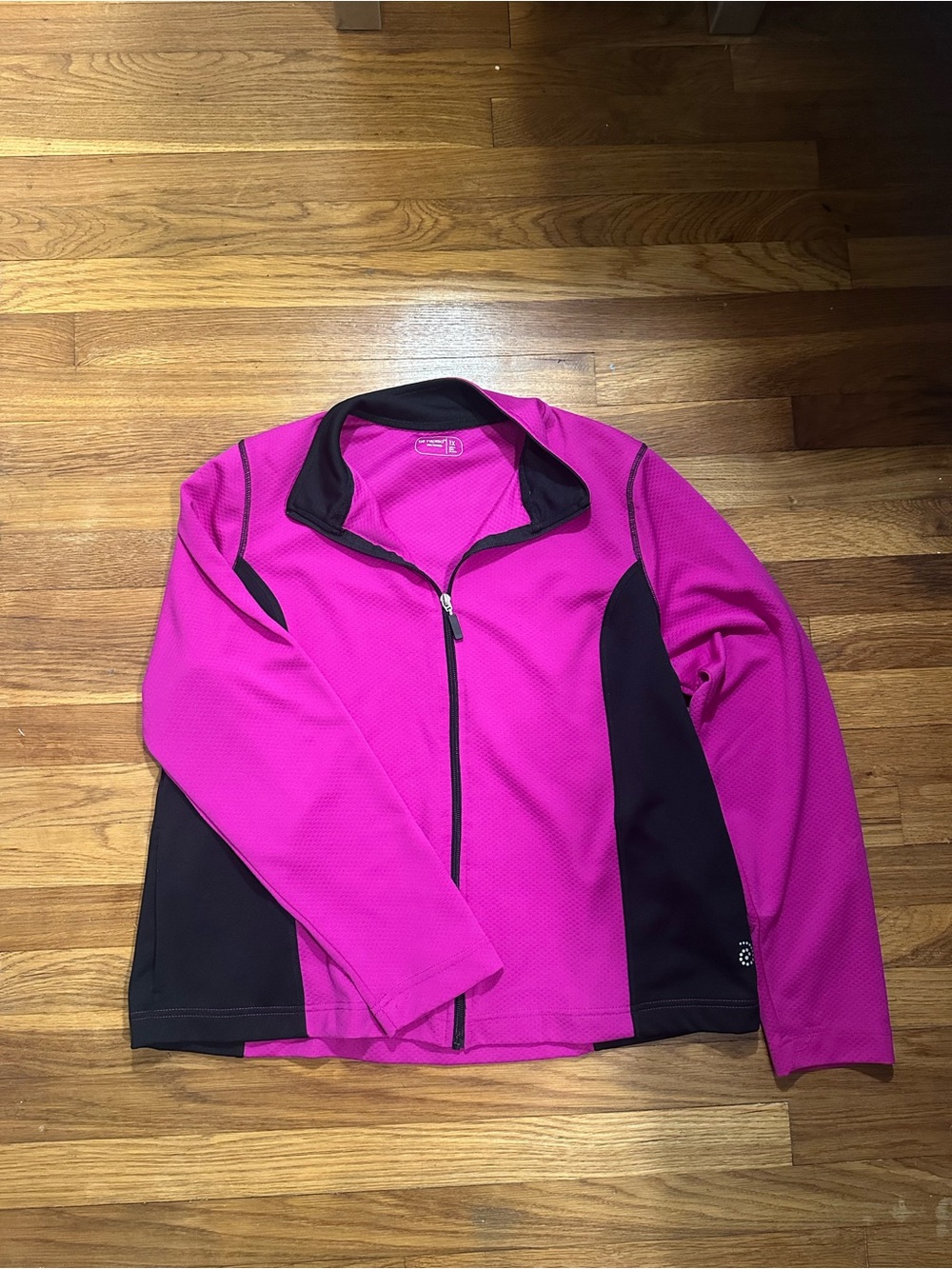 be inspired Pink and Black Zip-Front Track set